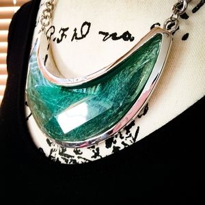 Erica Lyons cut glass STATEMENT necklace